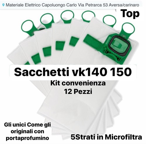 Sacchetti folletto vk140 vk150 - sacchetti,