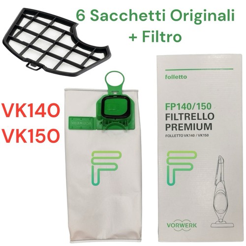 Kit sacchetti folletto vk150 - kit,